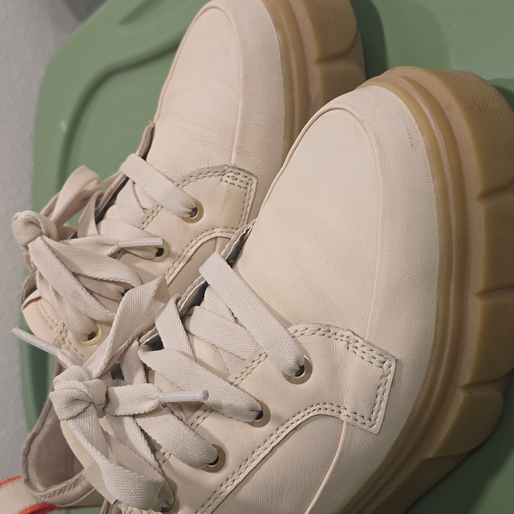 SOREL Cream Caribou X Sneakers Chunky Platform 8.5 - Picture 10 of 12